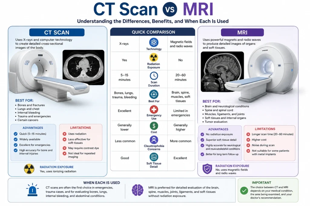 CT Scan vs MRI