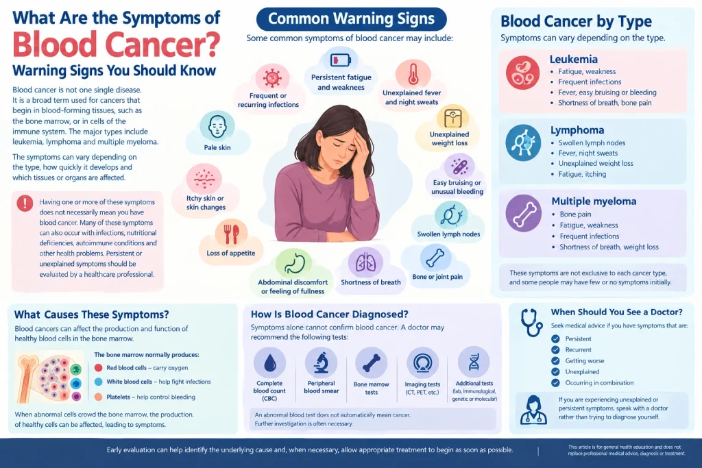 blood cancer symptoms